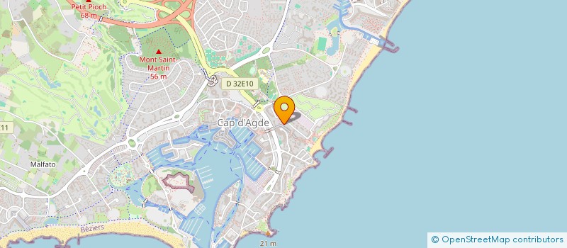 localisation de l'entreprise PLATINIUM à AGDE