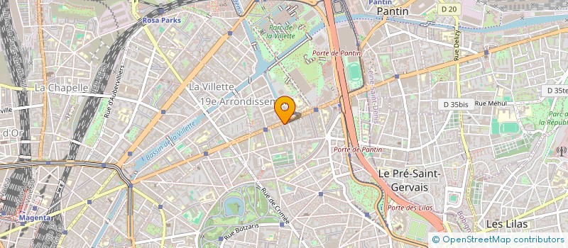 localisation de l'entreprise PLATINIUM  PARIS