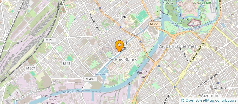 localisation de l'entreprise PLATINIUM à LILLE