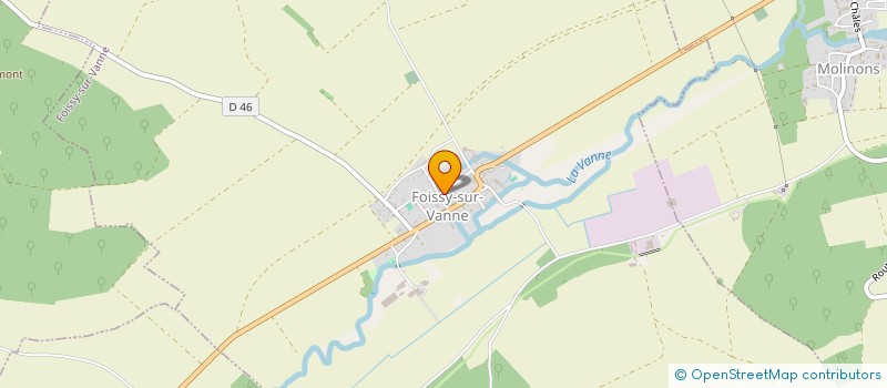 localisation de l'entreprise PLATINIUM  FOISSY-SUR-VANNE