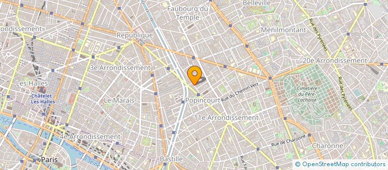 localisation de l'entreprise PLATINIUM à PARIS