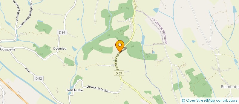 localisation de l'entreprise PLATINIUM  SAINT-NAUPHARY