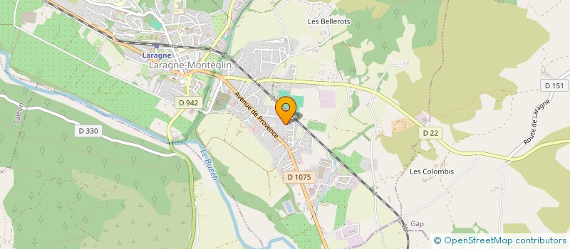 localisation de l'entreprise PLATINIUM  LARAGNE-MONTEGLIN