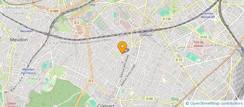 localisation de l'entreprise PLATINIUM BUSINESS LASER DEVELOPPEMENT CAPITAL à CLAMART