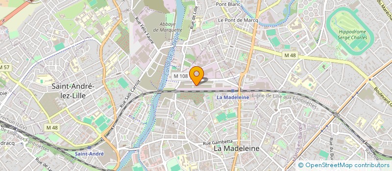 localisation de l'entreprise PLATINIUM CAR à LA MADELEINE