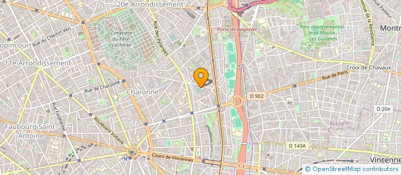 localisation de l'entreprise PLATINIUM CARS INTERNATIONAL  PARIS