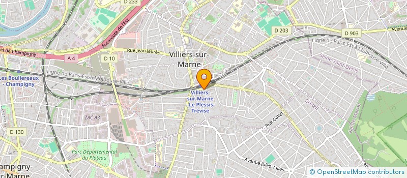 localisation de l'entreprise PLATINIUM CORPORATION GSM  VILLIERS-SUR-MARNE