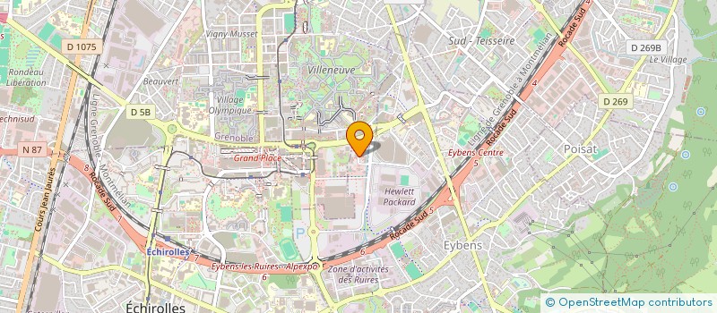 localisation de l'entreprise PLATINIUM CQFT à GRENOBLE