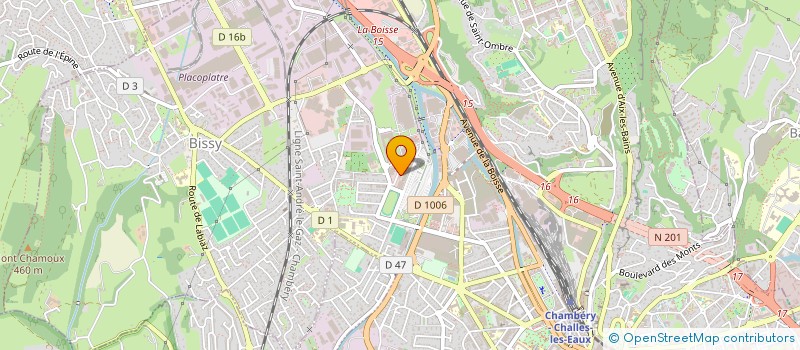 localisation de l'entreprise PLATINIUM EXPERTISE  CHAMBERY