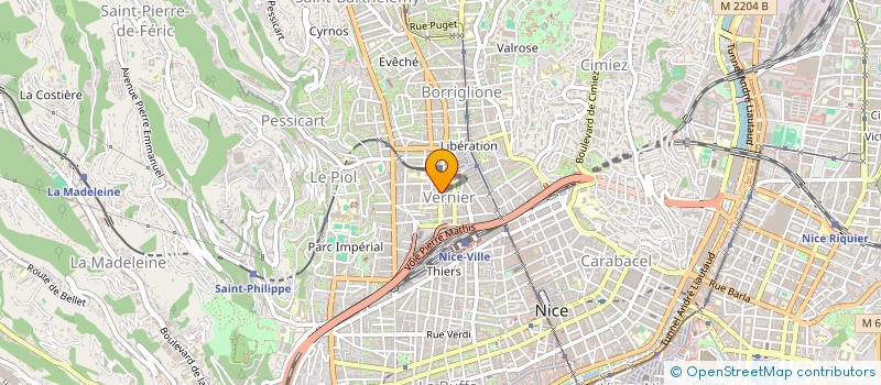 localisation de l'entreprise PLATINIUM HABITAT à NICE