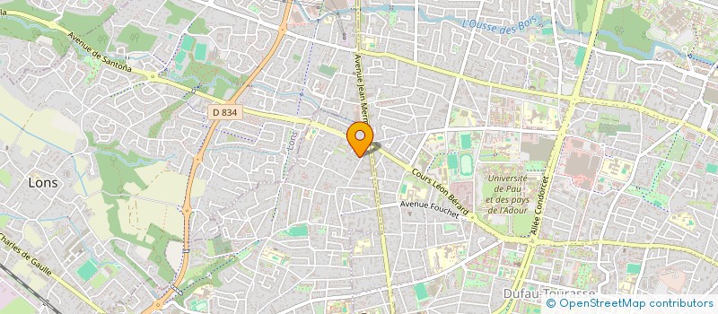 localisation de l'entreprise PLATINIUM INVEST  BILLERE