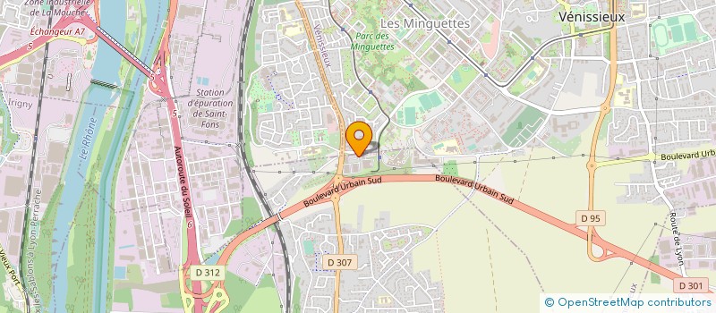 localisation de l'entreprise PLATINIUM SERVICES à VENISSIEUX
