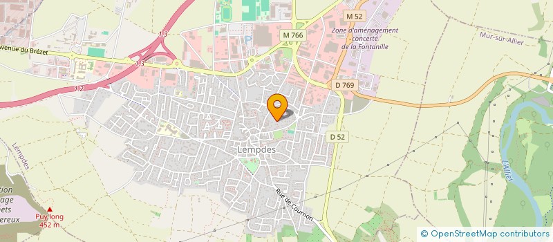 localisation de l'entreprise PLATINIUM SERVICES  LEMPDES