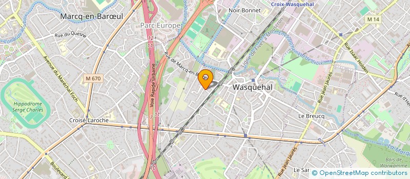 localisation de l'entreprise PLATINIUM SERVICES NORD à WASQUEHAL