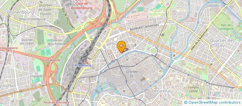 localisation de l'entreprise PLATINN.I2E à STRASBOURG