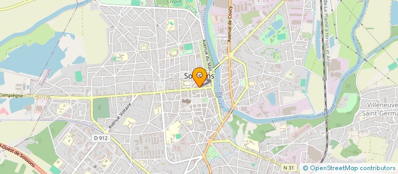 localisation de l'entreprise PLATINORAMA à SOISSONS