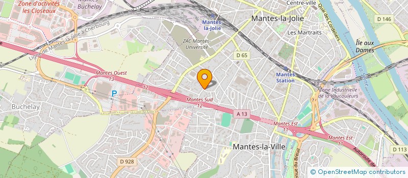 localisation de l'entreprise PLATINUM AUTO à MANTES-LA-VILLE