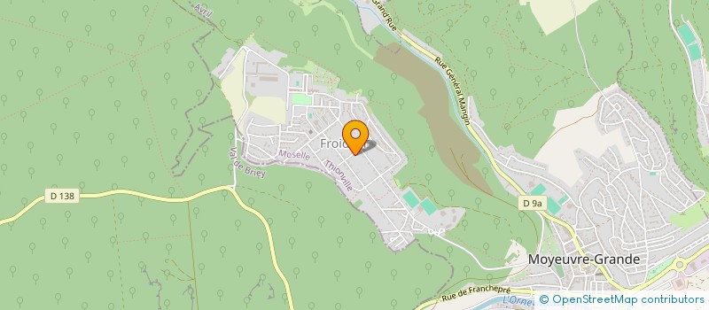 localisation de l'entreprise PLATINUM BATIMENT  MOYEUVRE-GRANDE