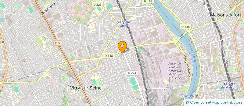 localisation de l'entreprise PLATINUM LIMOUSINES SERVICES  VITRY-SUR-SEINE