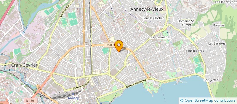 localisation de l'entreprise PLATJOUV à ANNECY