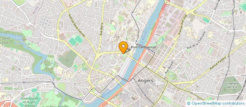 localisation de l'entreprise PLATO à ANGERS