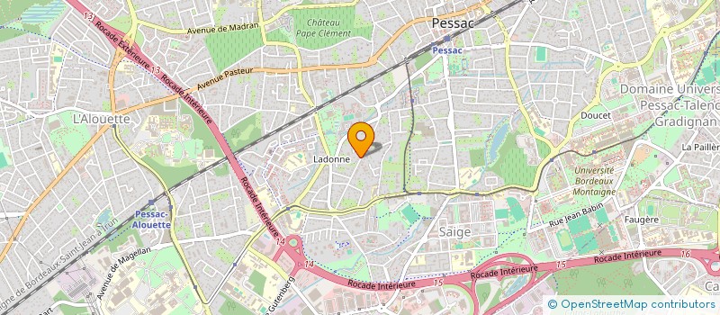 localisation de l'entreprise PLATON  PESSAC