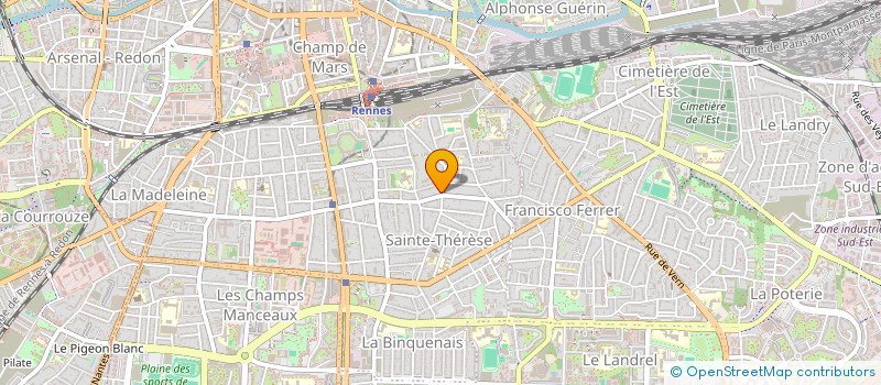 localisation de l'entreprise PLATON  RENNES