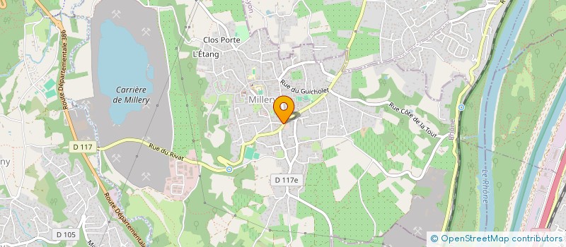 localisation de l'entreprise PLATON EDH  MILLERY