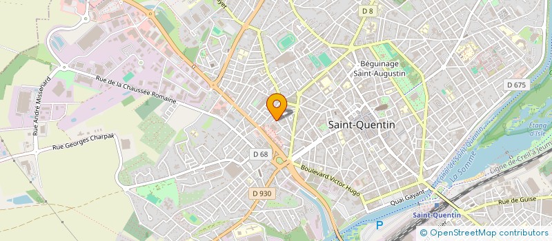 localisation de l'entreprise PLATR'ELEC à SAINT-QUENTIN