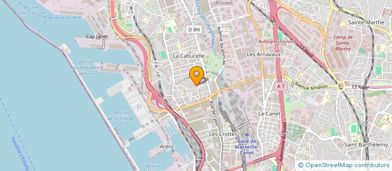 localisation de l'entreprise PLATRE ARTISANAL MARINHO à MARSEILLE