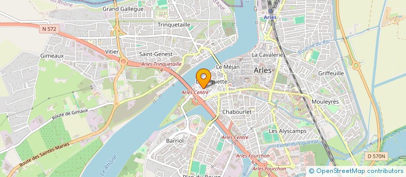 localisation de l'entreprise PLATRE & FARINE  ARLES