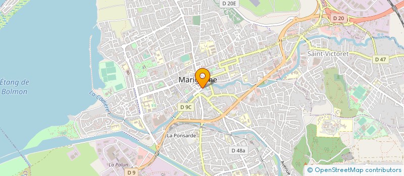 localisation de l'entreprise PLATRE MEDITERRANEEN  MARIGNANE