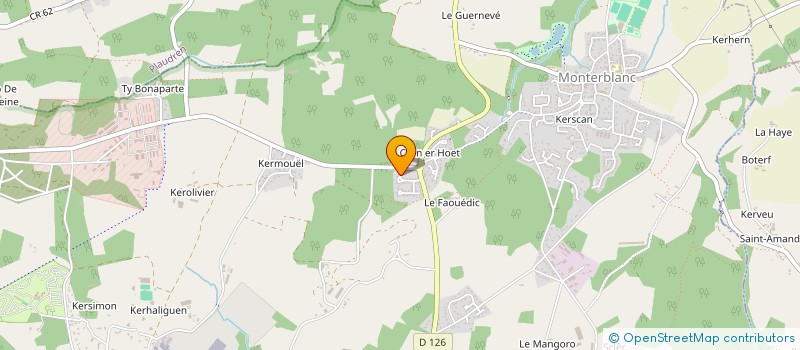 localisation de l'entreprise PLATRE & PLAC'  MONTERBLANC