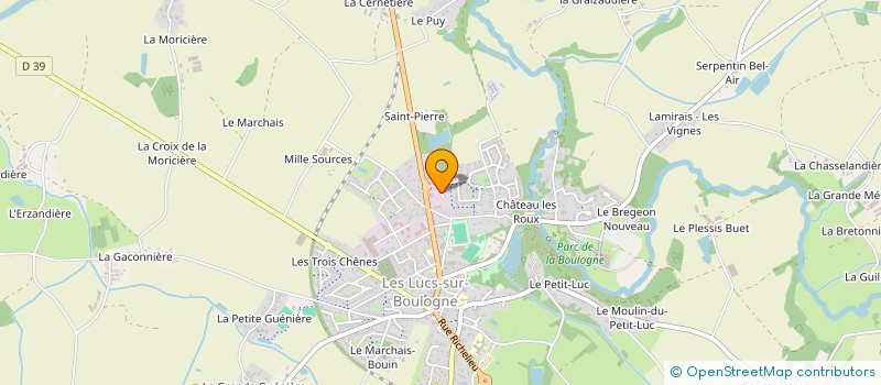 localisation de l'entreprise PLATRE-VIE à LES LUCS-SUR-BOULOGNE