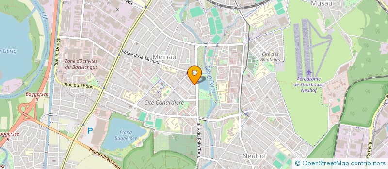 localisation de l'entreprise PLATRERIE 1507 à STRASBOURG