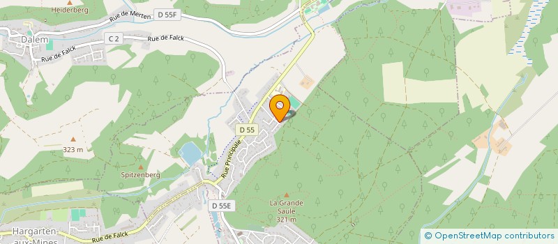 localisation de l'entreprise PLATRERIE ANTHONY BOULANGER (SOCIETE EN LIQUIDATION)  FALCK