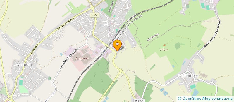 localisation de l'entreprise PLATRERIE AYAN  LACHAMBRE