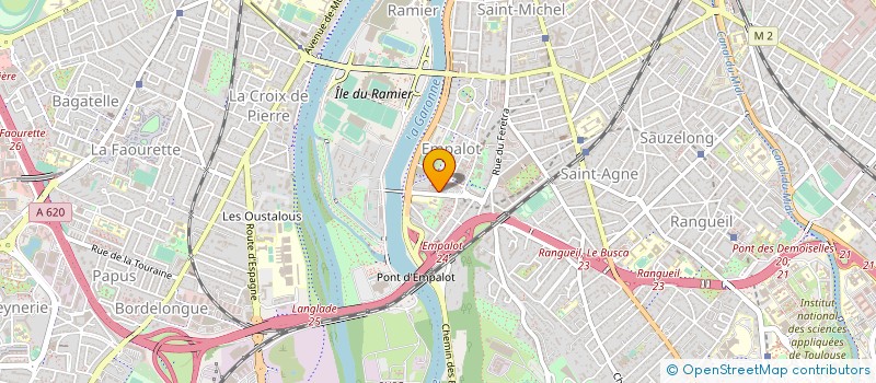 localisation de l'entreprise PLATRERIE D'INTERIEUR ET JOINTEMENT à TOULOUSE