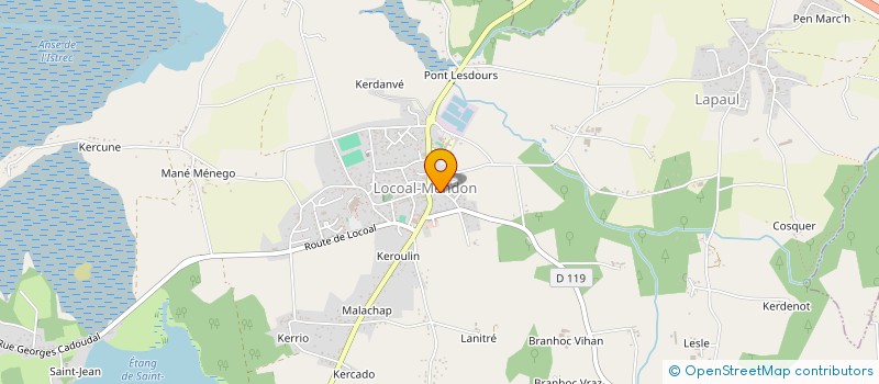 localisation de l'entreprise PLATRERIE DE LA RIA à LOCOAL-MENDON