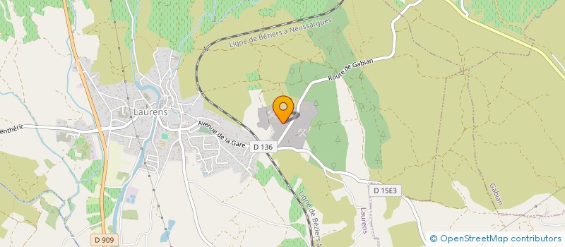 localisation de l'entreprise PLATRERIE DES HAUTS CANTONS à LAURENS