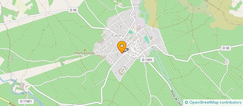 localisation de l'entreprise PLATRERIE HABY  CAUX