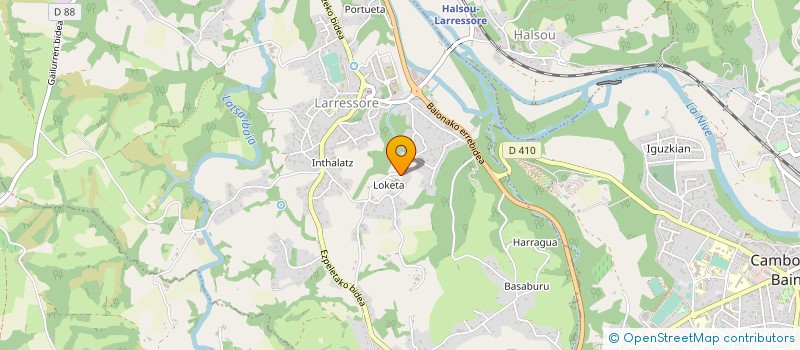 localisation de l'entreprise PLATRERIE HARRIET ET FRERES à LARRESSORE