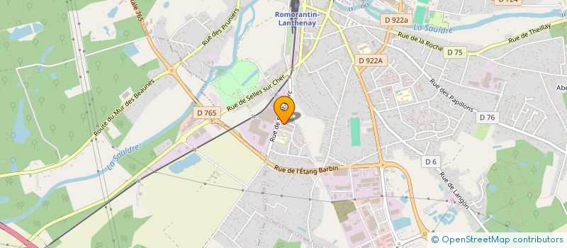 localisation de l'entreprise PLATRERIE KARADENIZ  ROMORANTIN-LANTHENAY