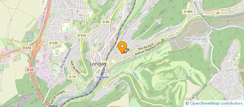 localisation de l'entreprise PLATRERIE LORRAINE à LONGWY