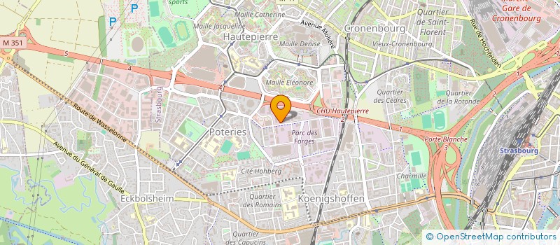 localisation de l'entreprise PLATRERIE LUCKY à STRASBOURG