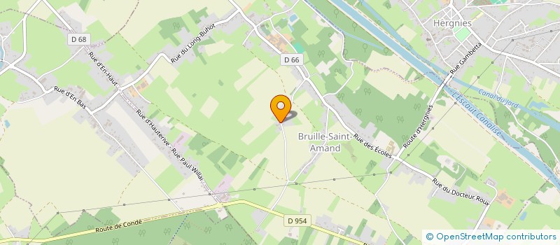 localisation de l'entreprise PLATRERIE MENUISERIE ISOLATION à BRUILLE-SAINT-AMAND