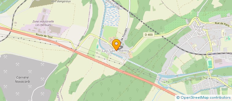 localisation de l'entreprise PLATRERIE MENUISERIE LORRAINE  LAY-SAINT-REMY