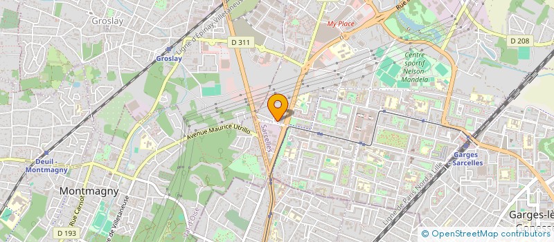 localisation de l'entreprise PLATRERIE MENUISERIE SERVICES  SARCELLES