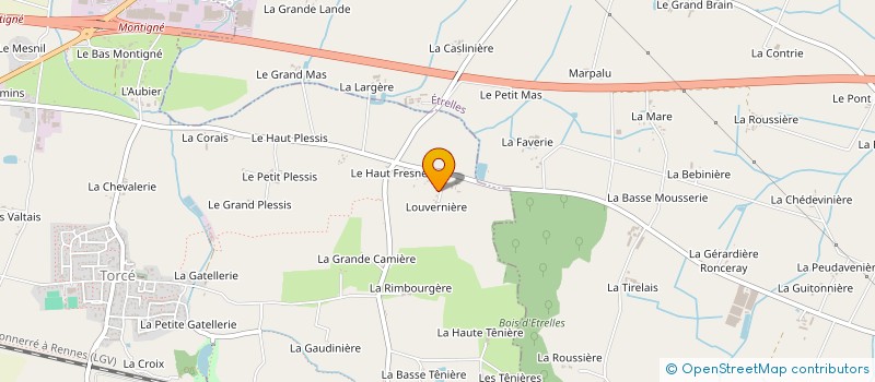 localisation de l'entreprise PLATRERIE MODERNE  TORCE