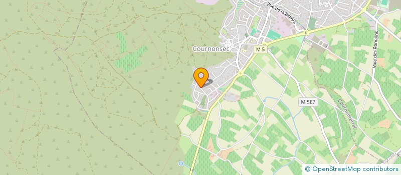 localisation de l'entreprise PLATRERIE MODERNE à COURNONSEC